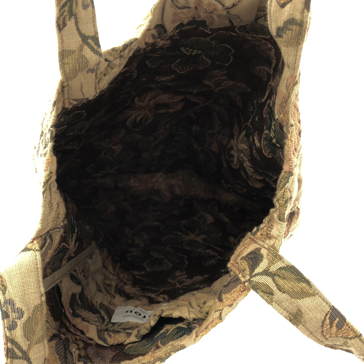 foufou / フーフー original jacquard tote bag viatic / 総柄 オリジナルジャカードトートバッグ