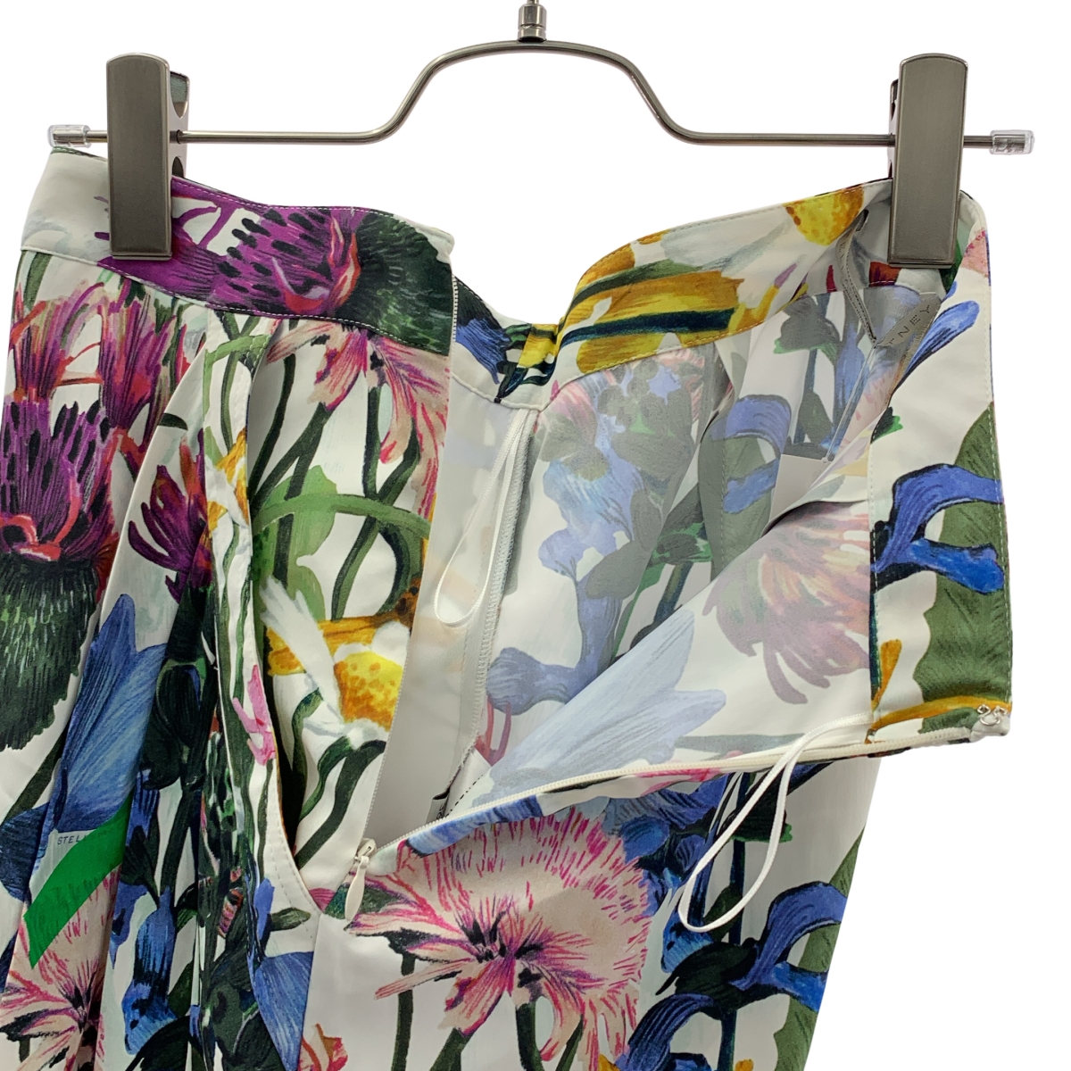 STELLA McCARTNEY / ステラマッカートニー Floral Flower Print Pants / 総柄 タック サイドジップ スラックス パンツ