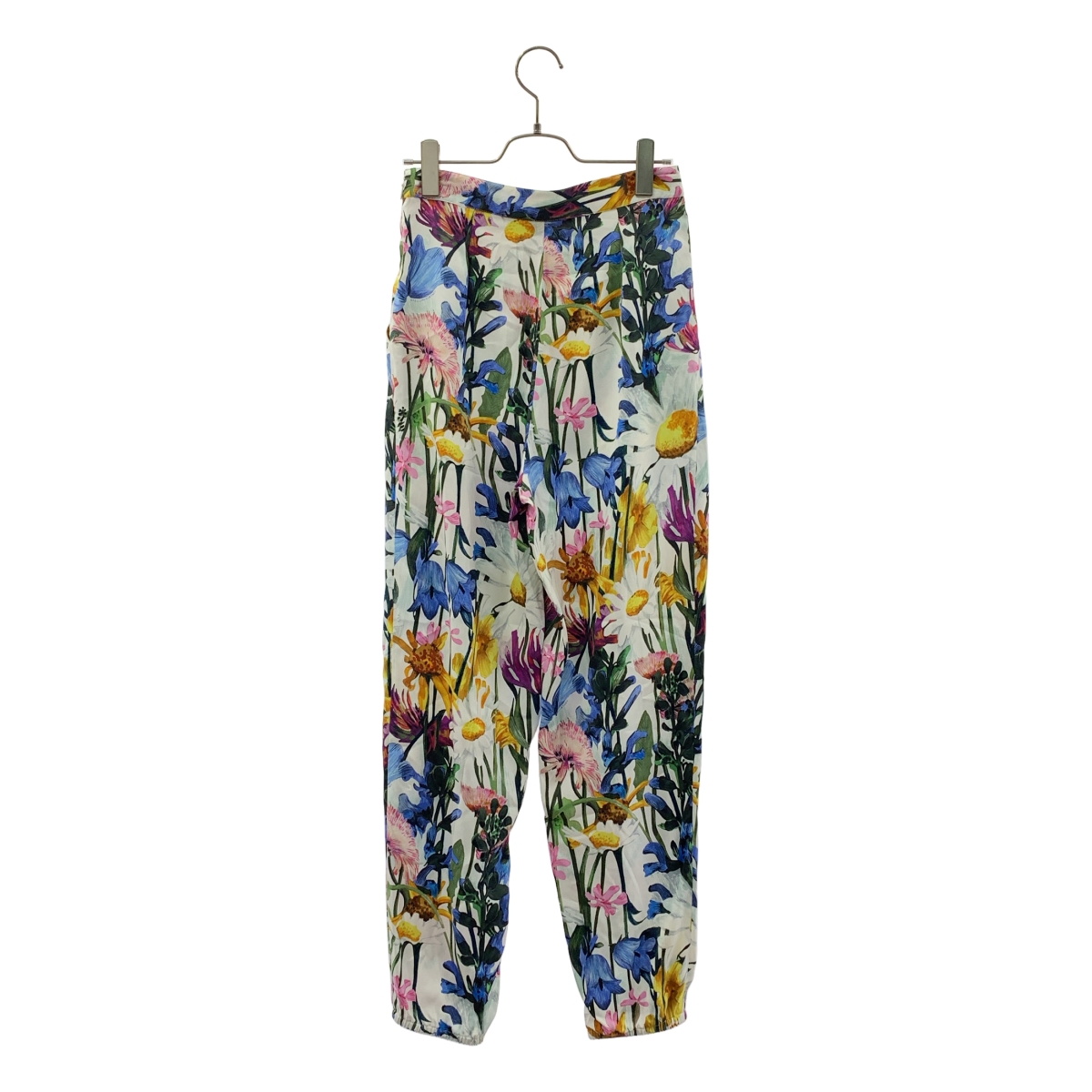 STELLA McCARTNEY / ステラマッカートニー Floral Flower Print Pants / 総柄 タック サイドジップ スラックス パンツ