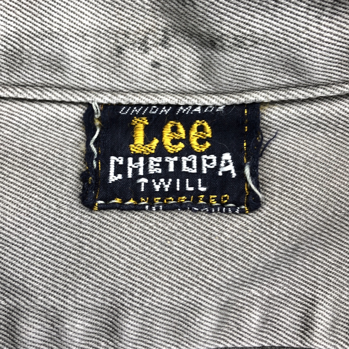 Lee / リー vintage / ヴィンテージ バックエンブロイダリー マチ付き ワークシャツ