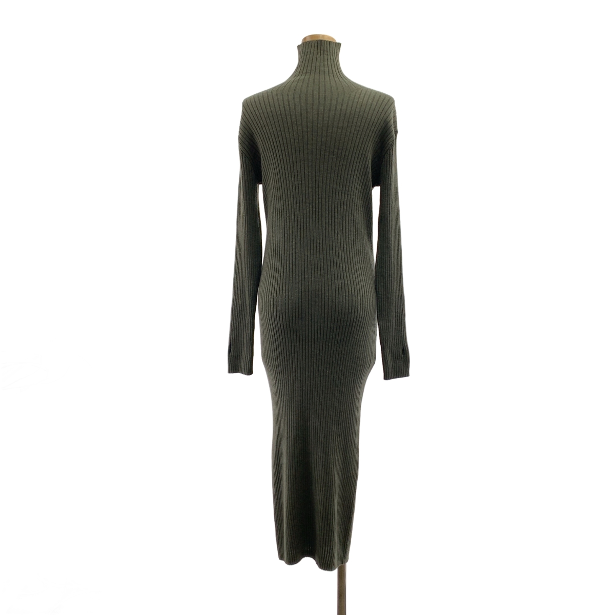 TOMORROWLAND / トゥモローランド リブニット ハイネック タイトワンピース