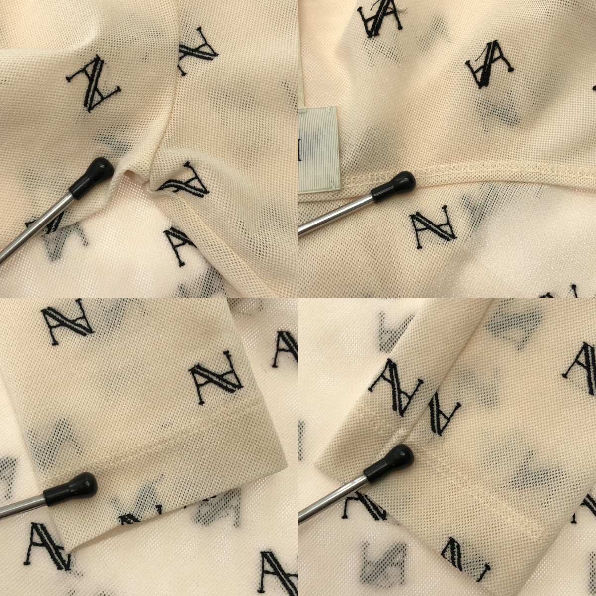 その他 KISHIMEN LOGO TOP / 総ロゴ エンブロイダリー カットソー