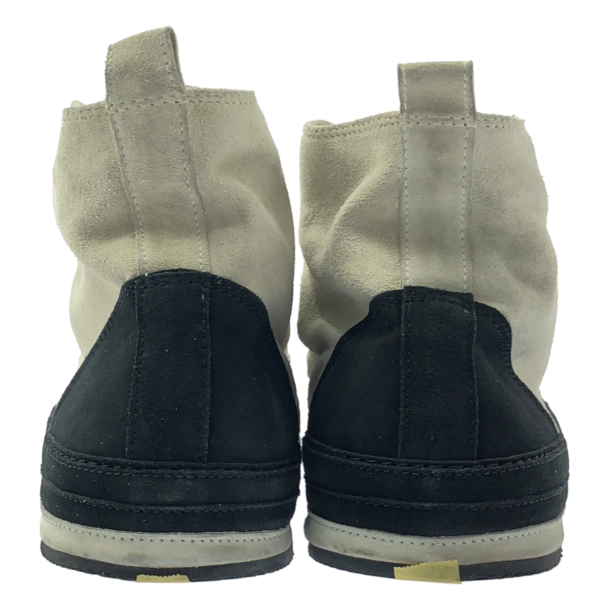 ANN DEMEULEMEESTER / アンドゥムルメステール レザー バイカラー レースアップ スニーカー