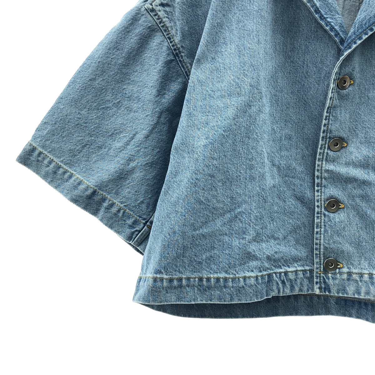 BOTTEGA VENETA / ボッテガヴェネタ Cropped Denim Shirt デニムシャツ ジャケット