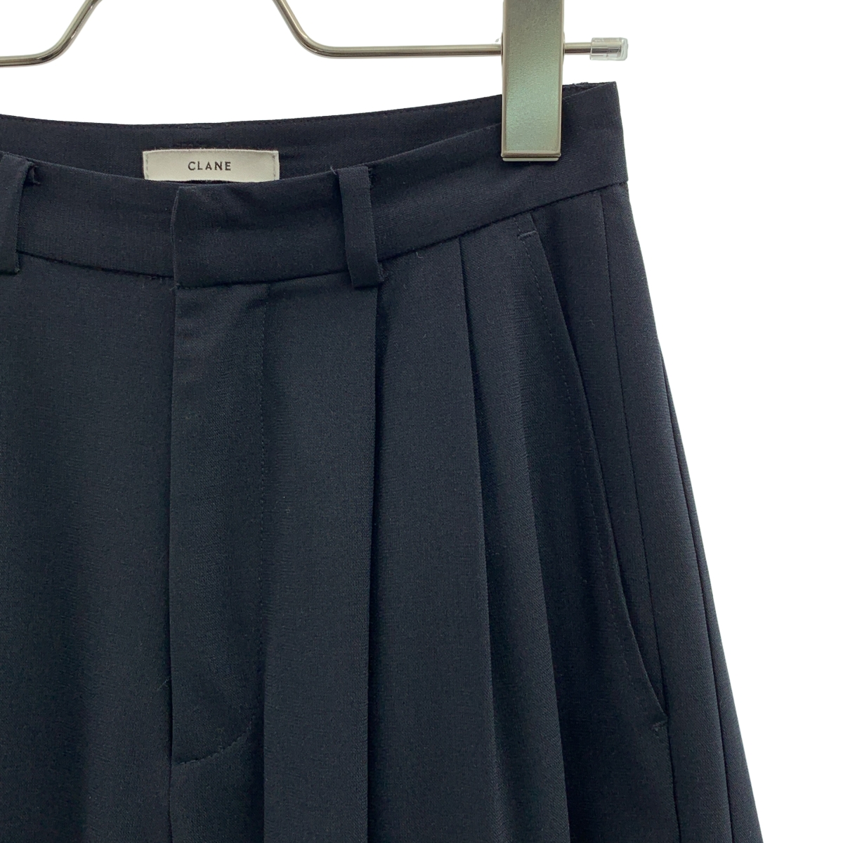 CLANE / クラネ BASIC TUCK PANTS / ベーシックタックパンツ / 総裏地