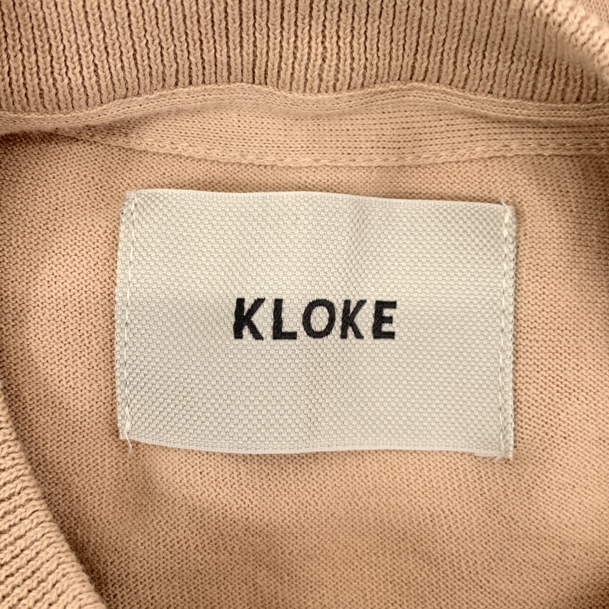 KLOKE / クローク コットン ポケット クルーネックカーディガン