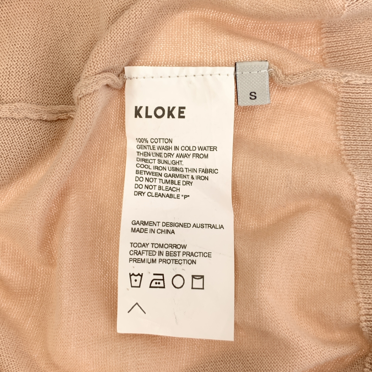 KLOKE / クローク コットン ポケット クルーネックカーディガン