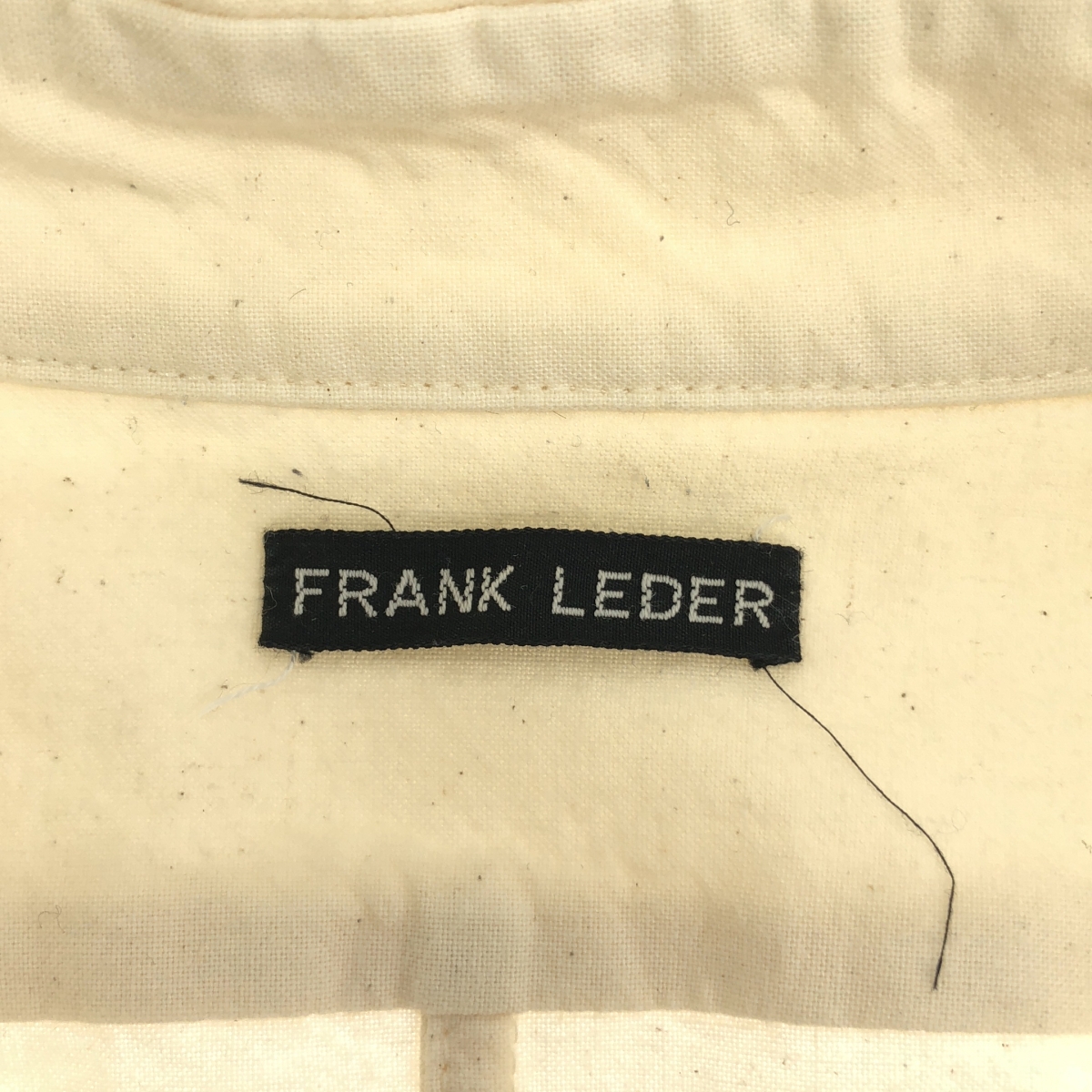 FRANK LEDER / フランクリーダー BED LINEN SHIRT ベットリネン シャツ