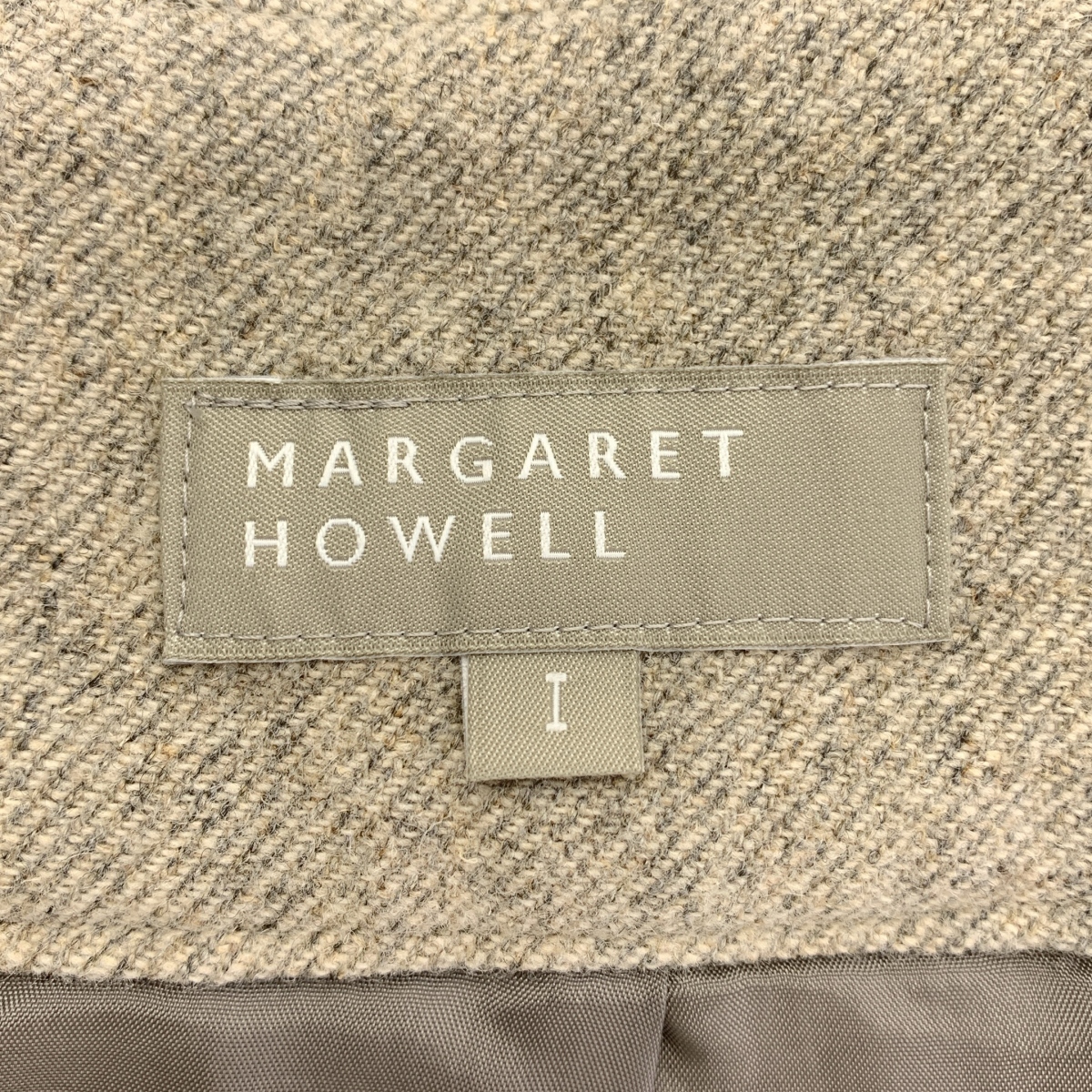 MARGARET HOWELL / マーガレットハウエル ウール リネン フレアスカート
