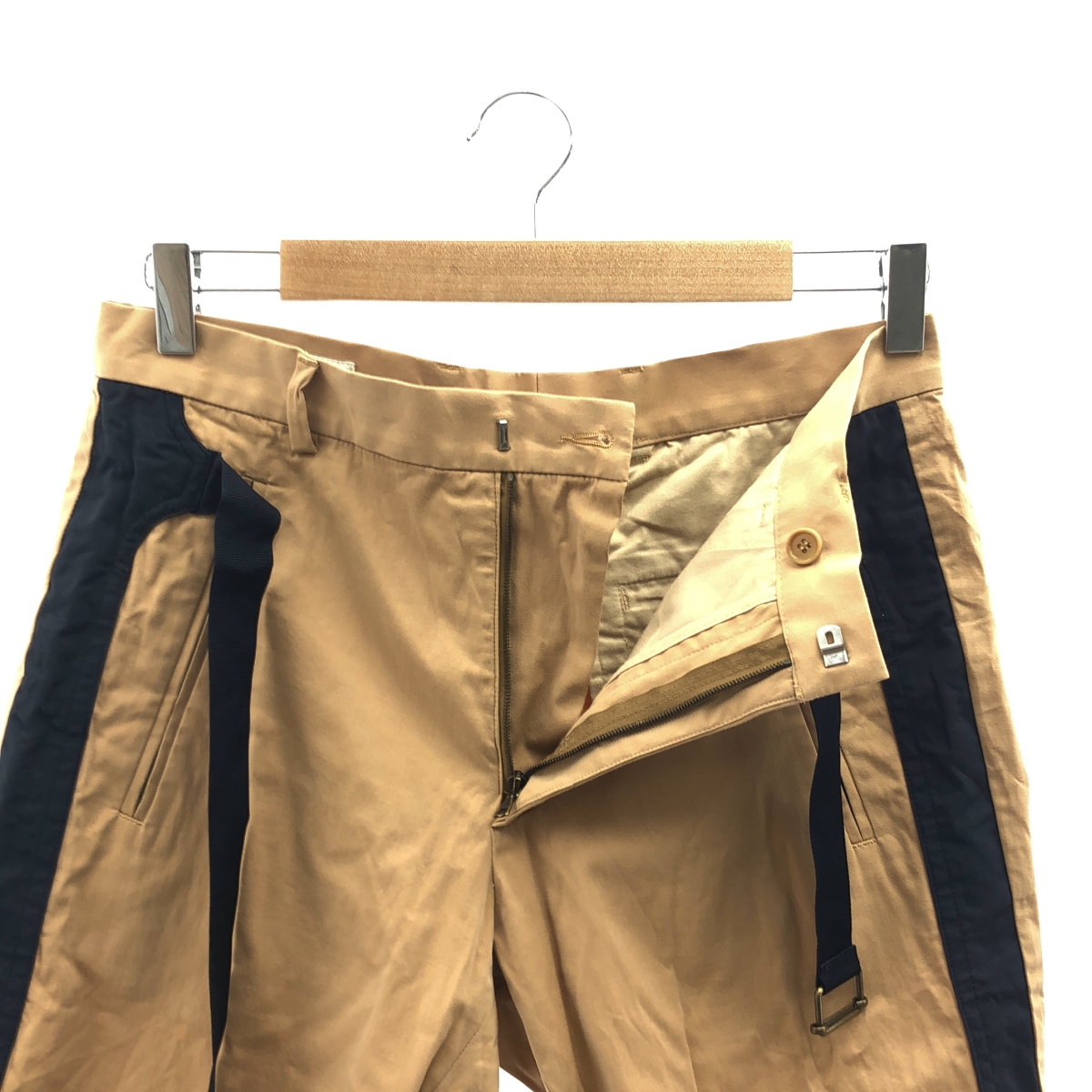 DRIES VAN NOTEN / ドリスヴァンノッテン ベルテッド サイドライン ストレッチ チノ ショートパンツ