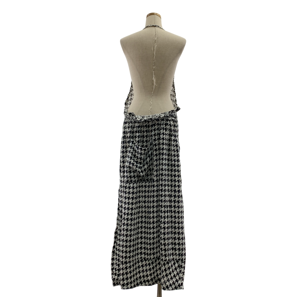 robe de chambre COMME des GARCONS / ローブドシャンブルコムデギャルソン 90s 千鳥柄 レーヨン ワンピース