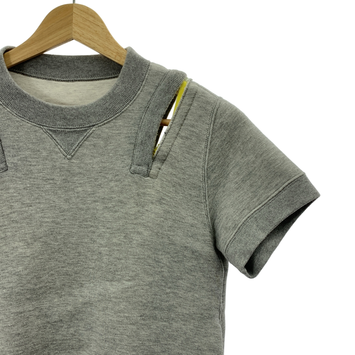 sacai / サカイ 異素材 切替 ドッキング ポケット付き スウェット トレーナー