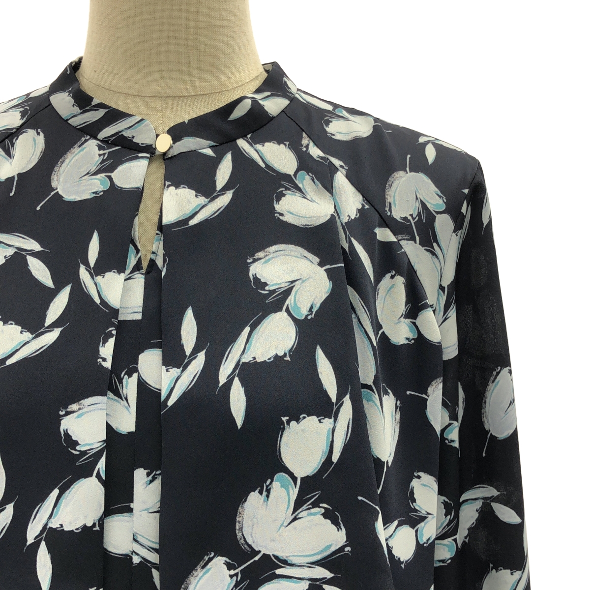 その他 総柄 フラワー フリル ドレス ワンピース