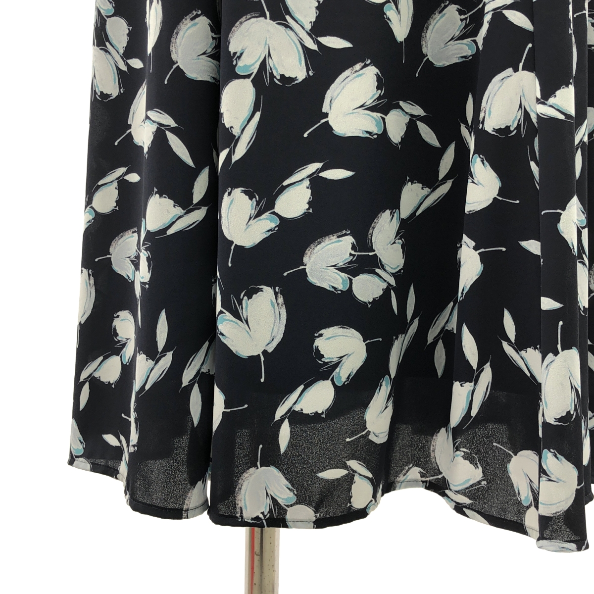 その他 総柄 フラワー フリル ドレス ワンピース