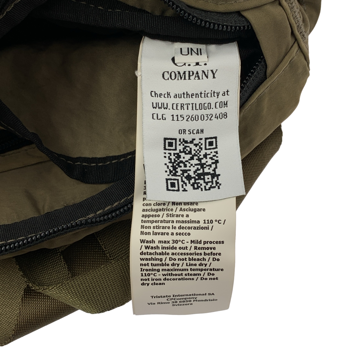 C.P. COMPANY / シーピーカンパニー マルチフィラメント ナイロン ボディ ショルダー バッグ