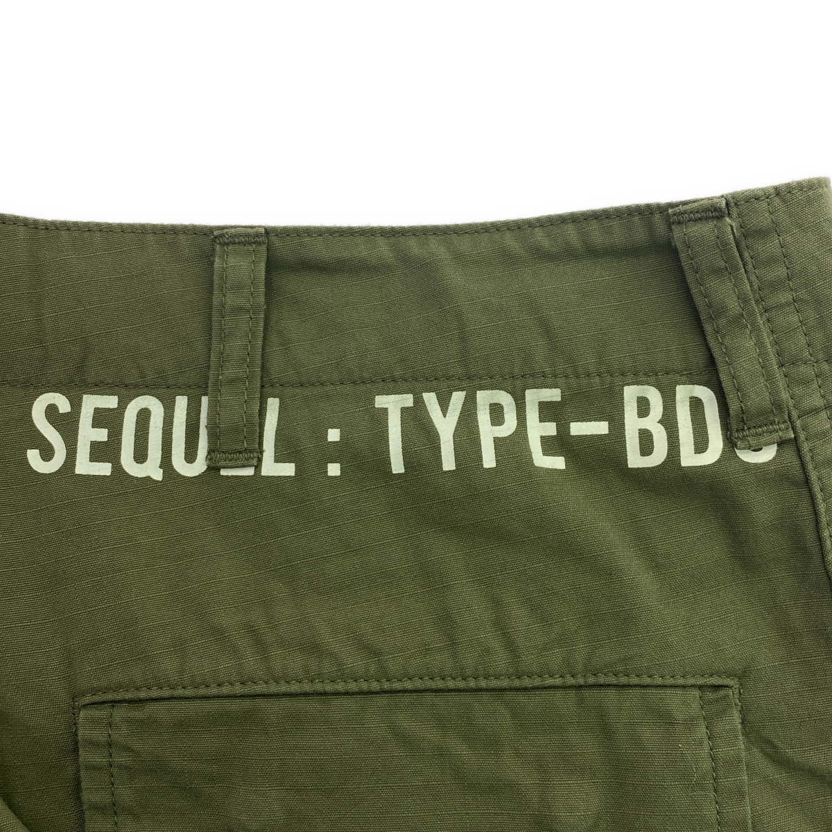 SEQUEL / シークエル BDU PANTS カーゴパンツ リップストップ コットン