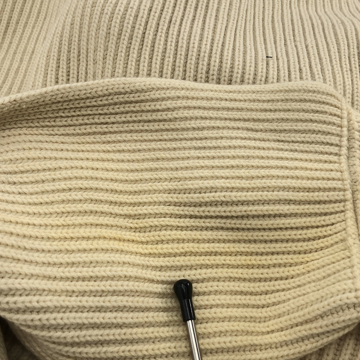 AURALEE / オーラリー リブ ニット ショールカラー カーディガン