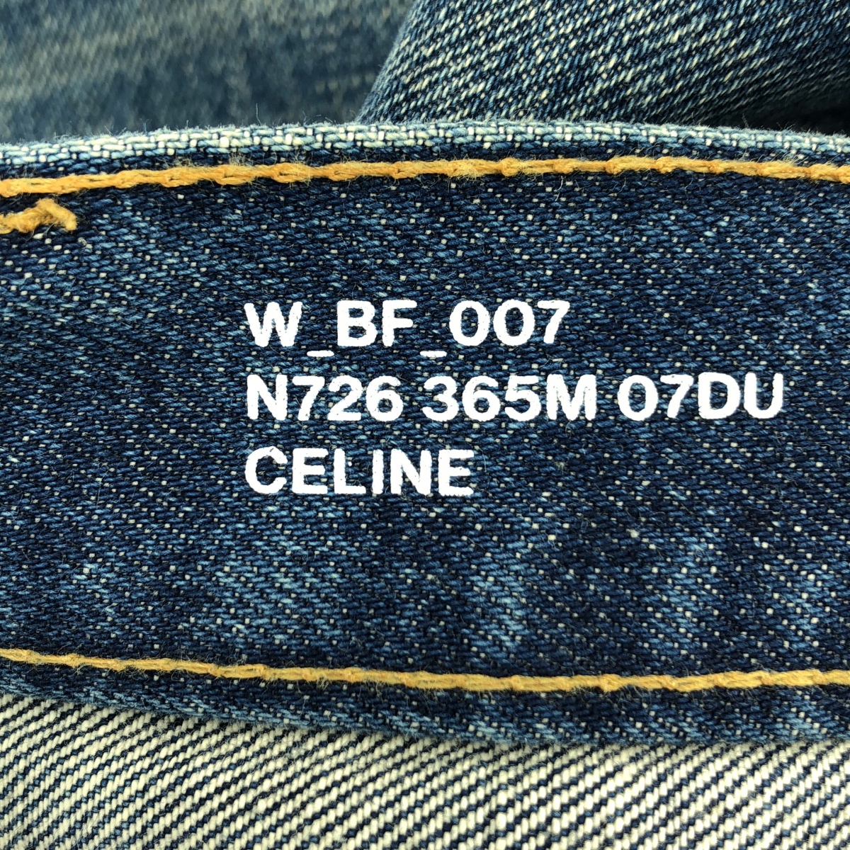 CELINE / セリーヌ by Hedi Slimane エディ /  デニム パンツ N726 365M 07DU