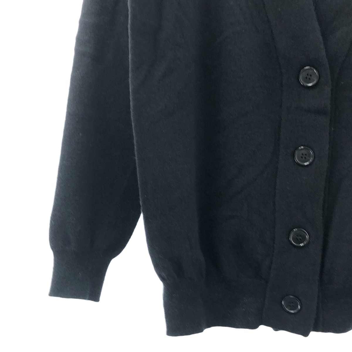 Maison Margiela / メゾンマルジェラ エルボーパッチ Vネック ウール カーディガン