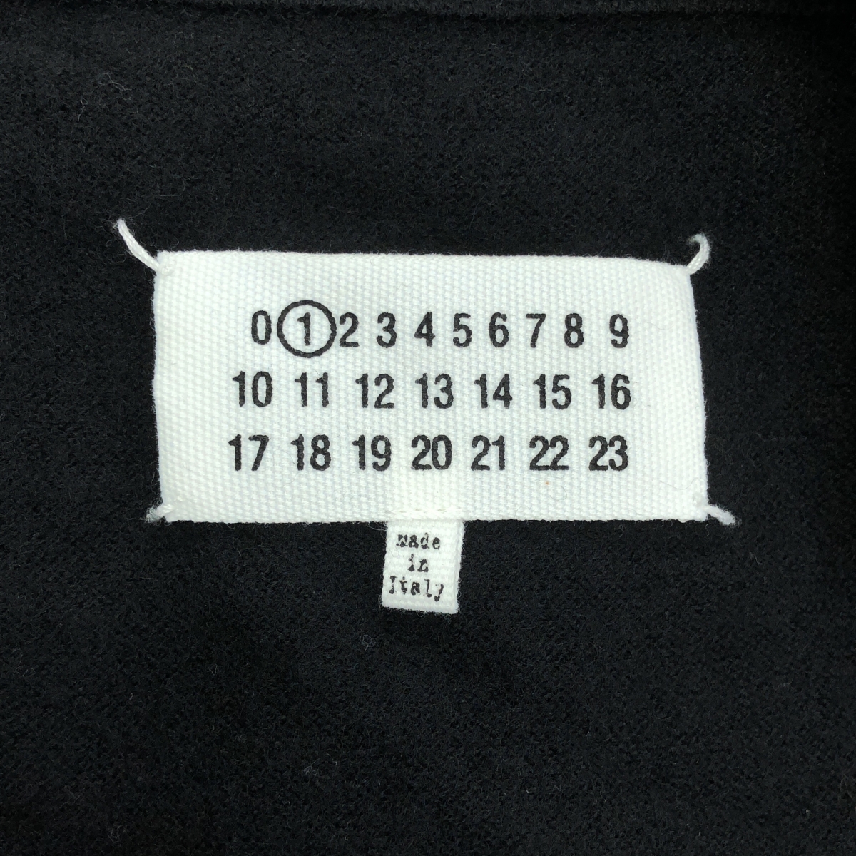 Maison Margiela / メゾンマルジェラ エルボーパッチ Vネック ウール カーディガン