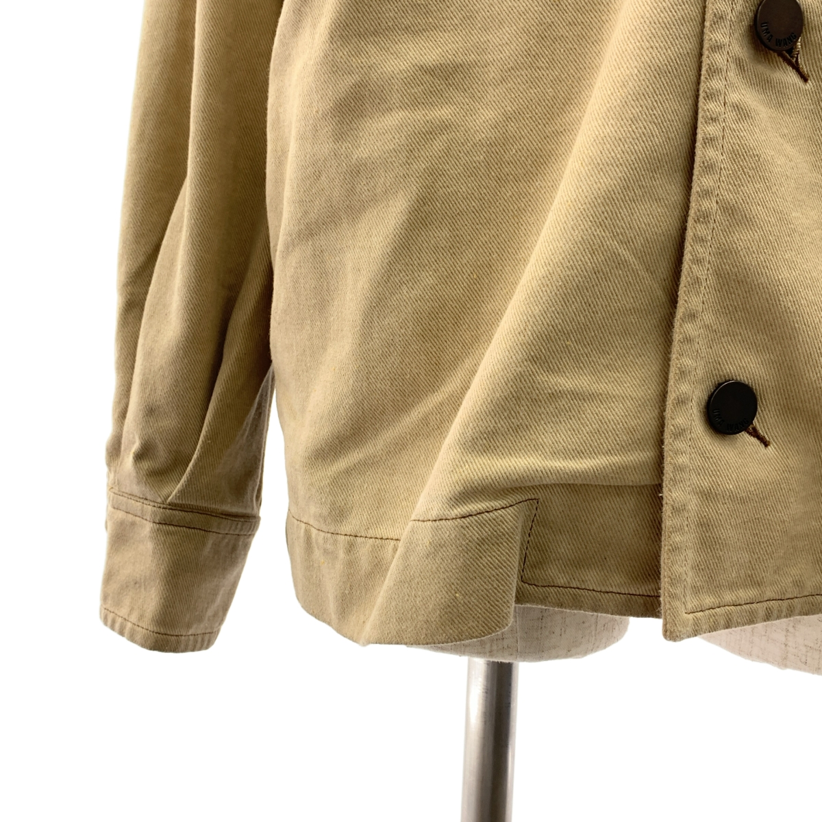 UMA WANG / ユマワン オーバーシルエット ロゴボタン ジャケット