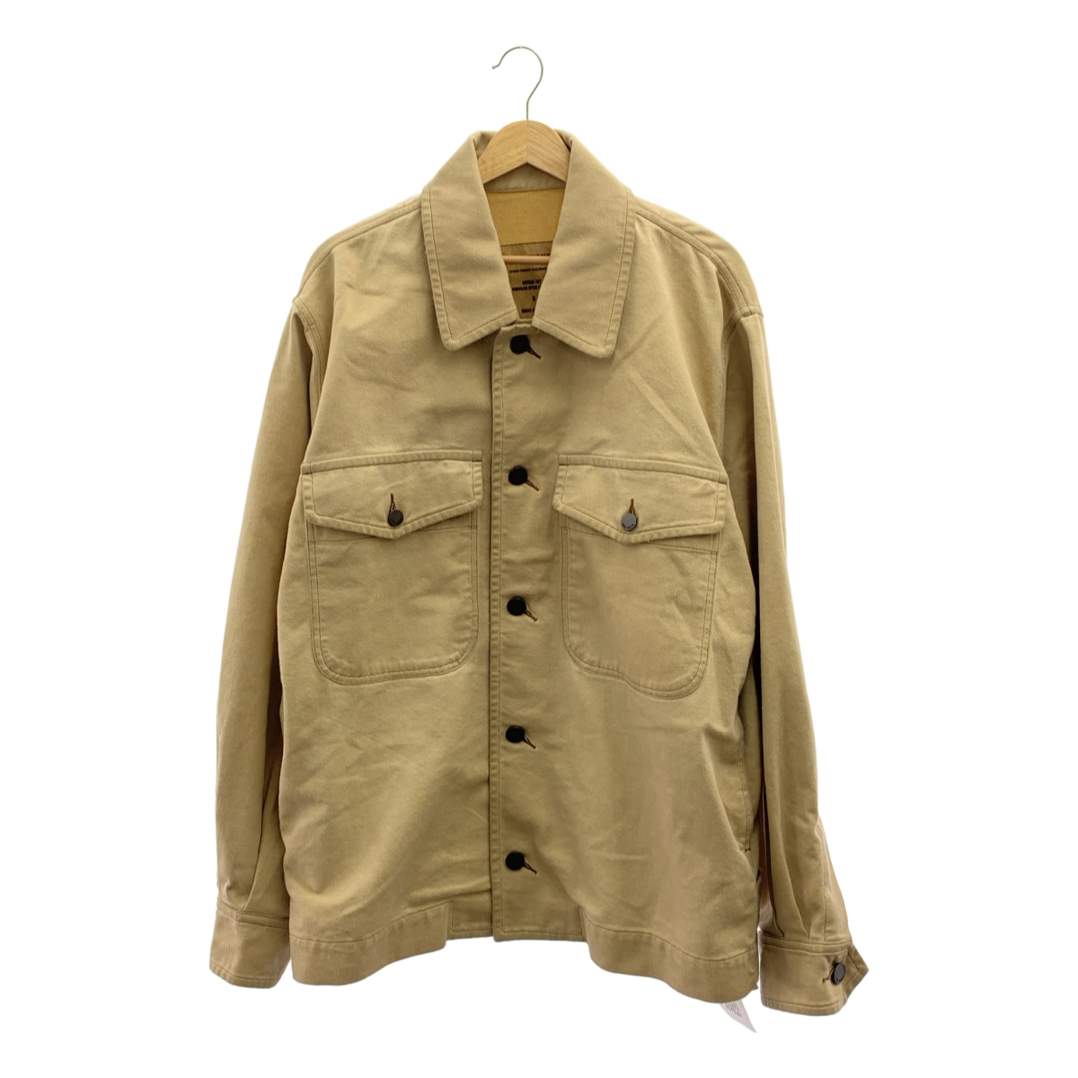 UMA WANG / ユマワン オーバーシルエット ロゴボタン ジャケット