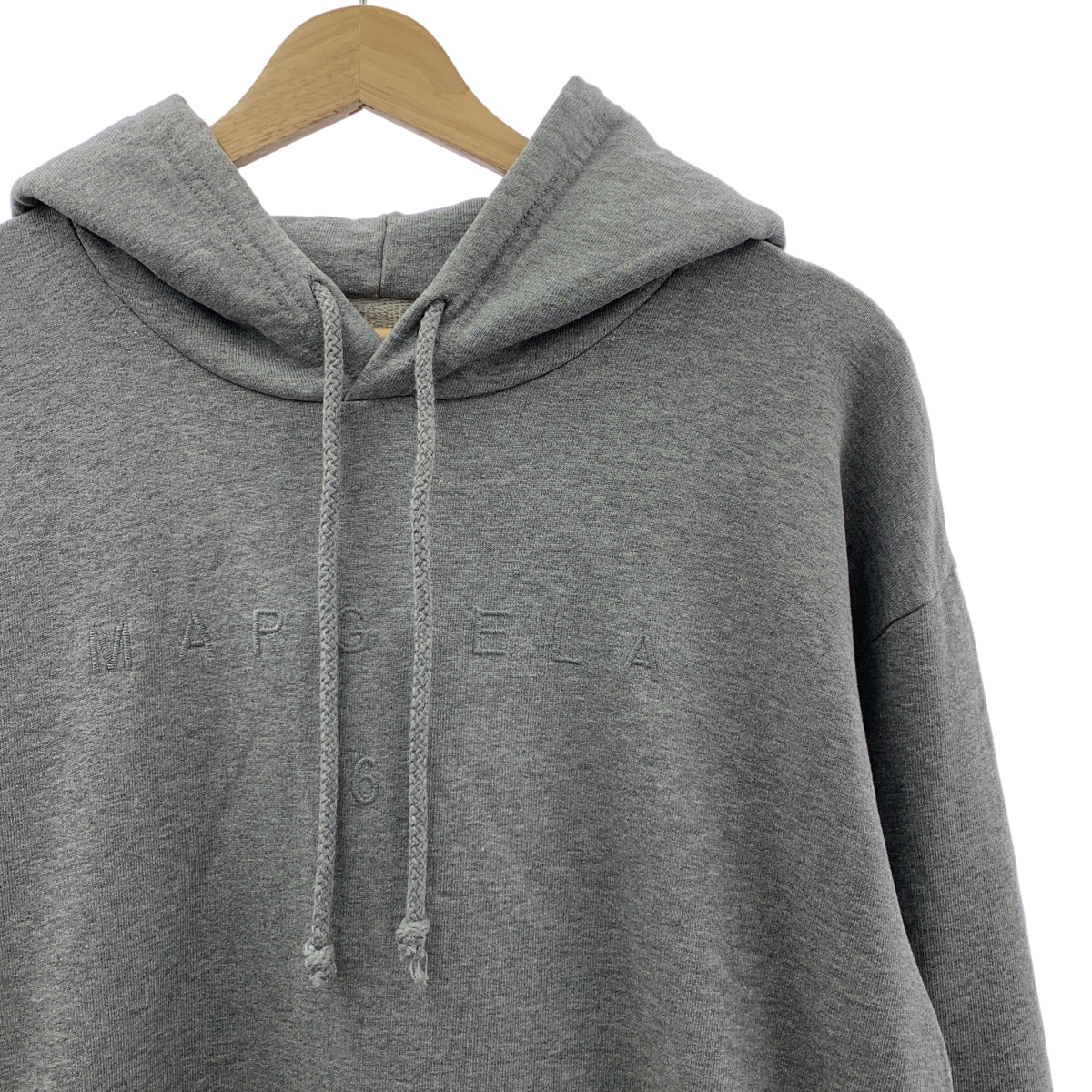 MM6 Maison Margiela / エムエムシックスメゾンマルジェラ ロゴ刺しゅう オーバーサイズ フーディ プルオーバーパーカー