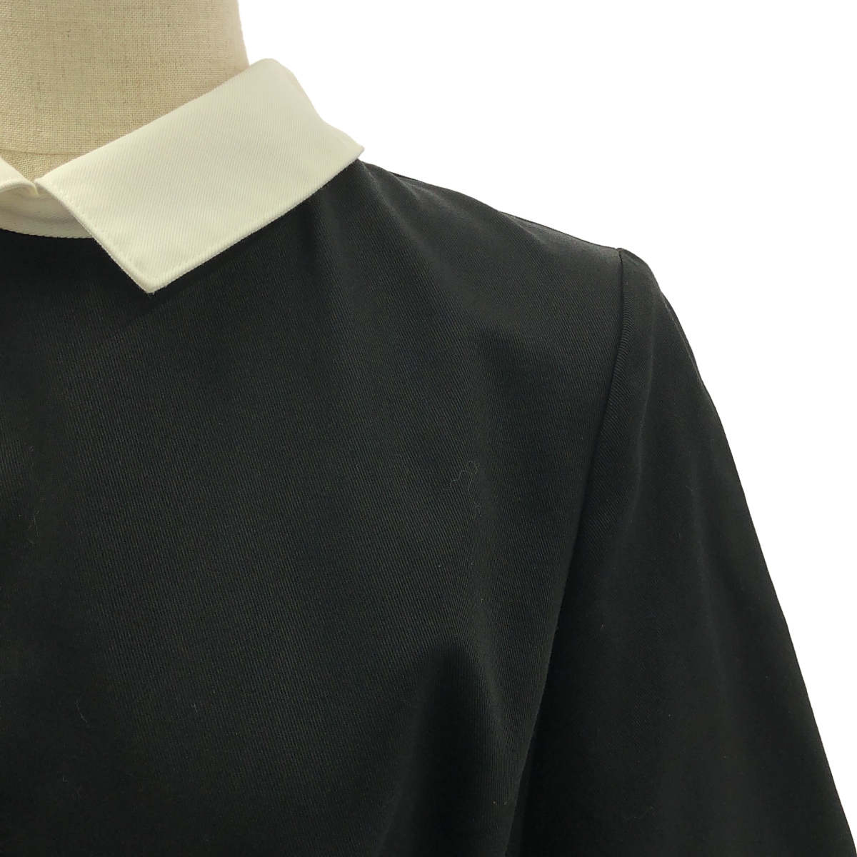 foufou / フーフー 【THE DRESS #22】bicolor one piece / ベルテッド バイカラー ギャザー ドレス ワンピース