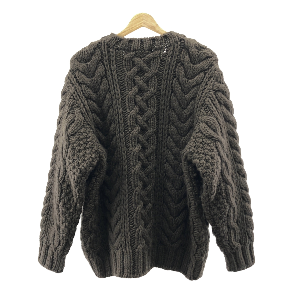 Graphpaper / グラフペーパー Big Cable Hand Knit ビッグケーブル ウール ハンドニット