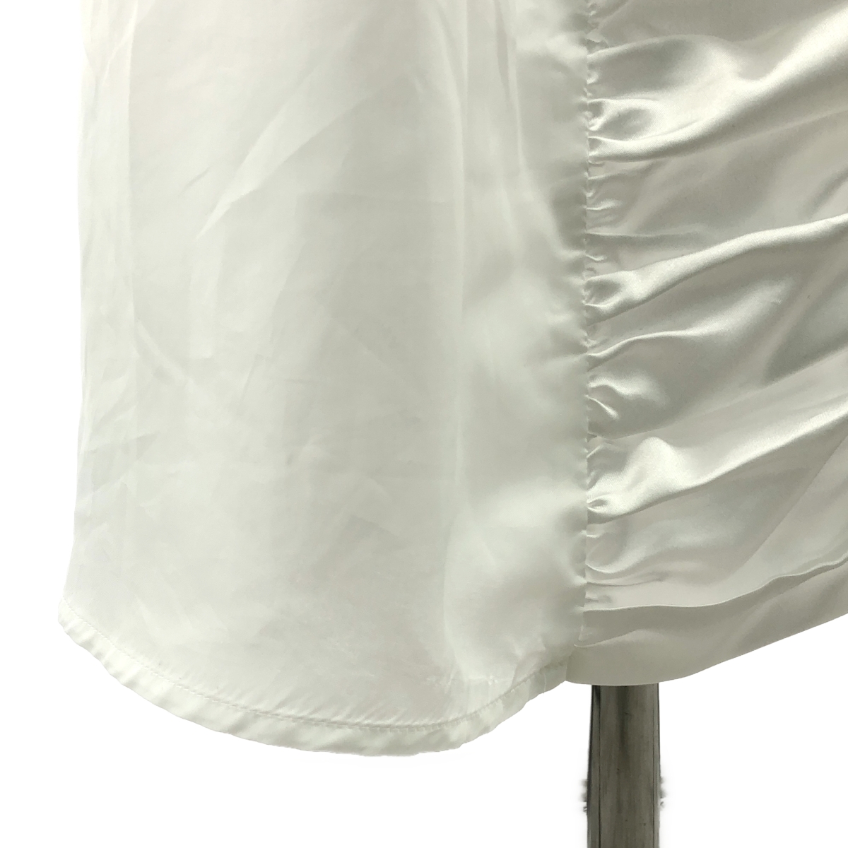 その他 サテン切替 レース 装飾 ギャザー ボリューム ドレス ワンピース