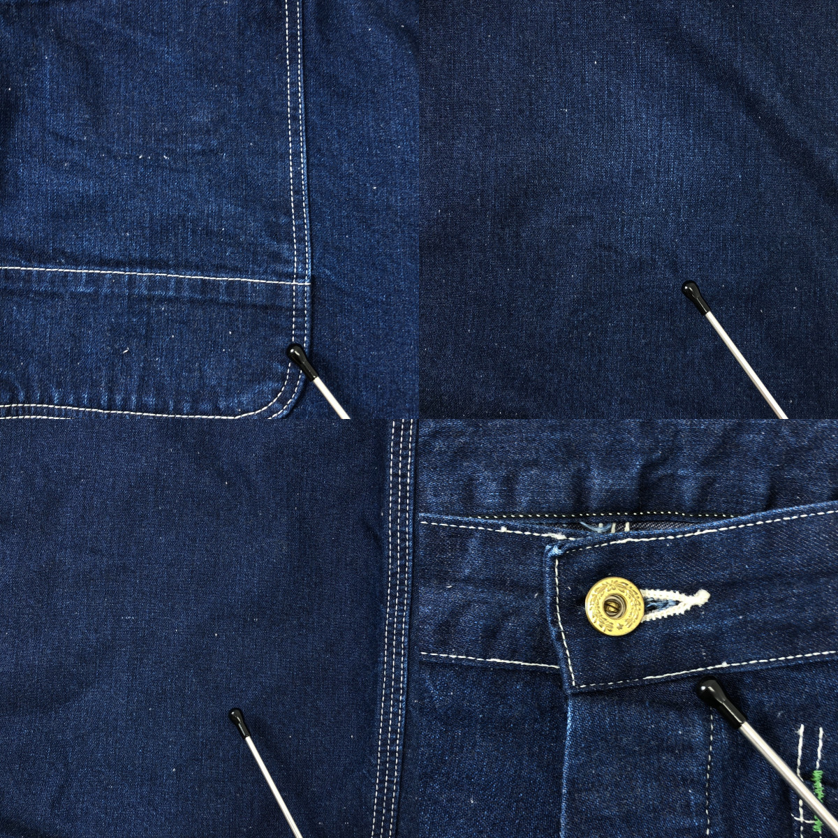 TCB JEANS / ティーシービージーンズ 針刺シンチバック デニム ペインターパンツ