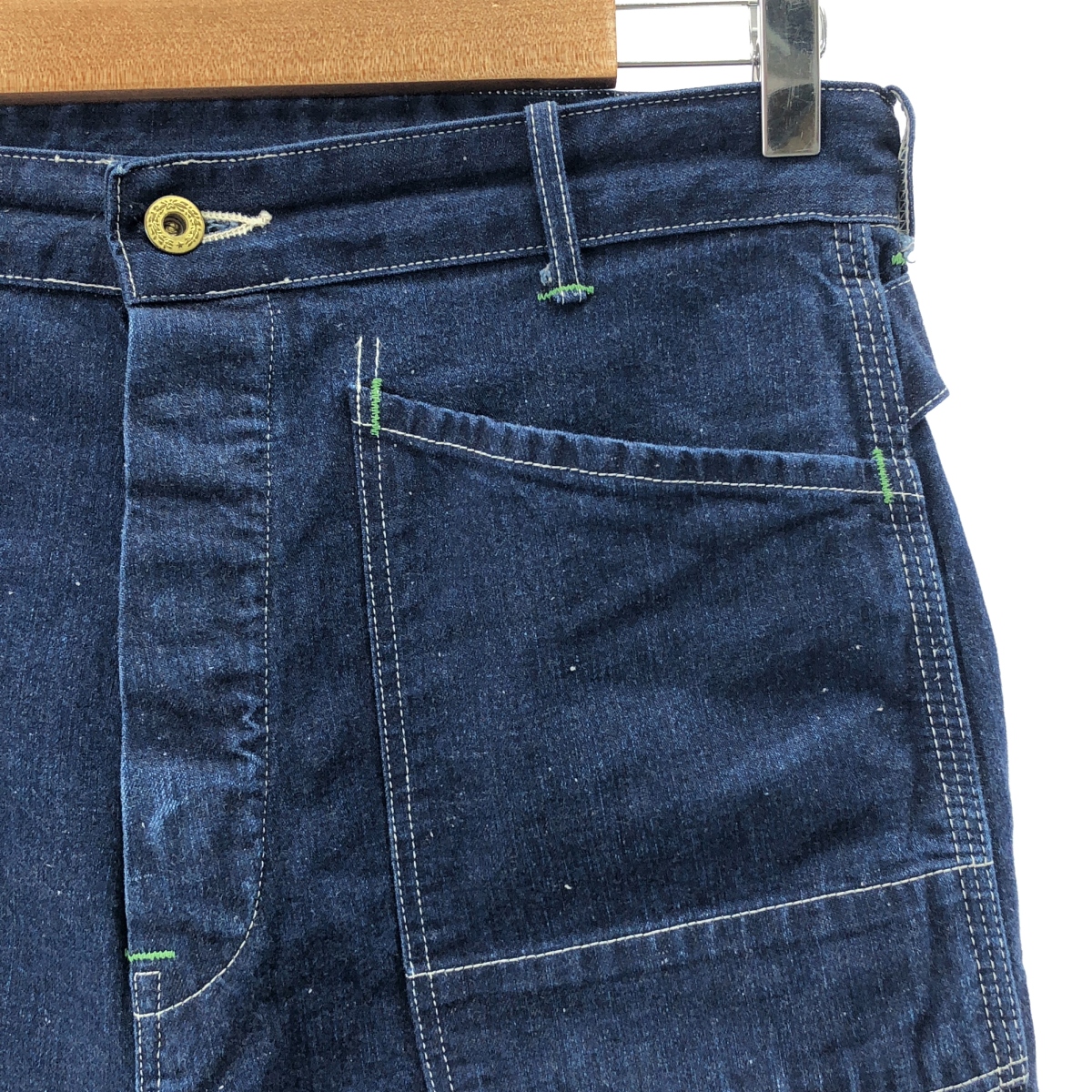 TCB JEANS / ティーシービージーンズ 針刺シンチバック デニム ペインターパンツ