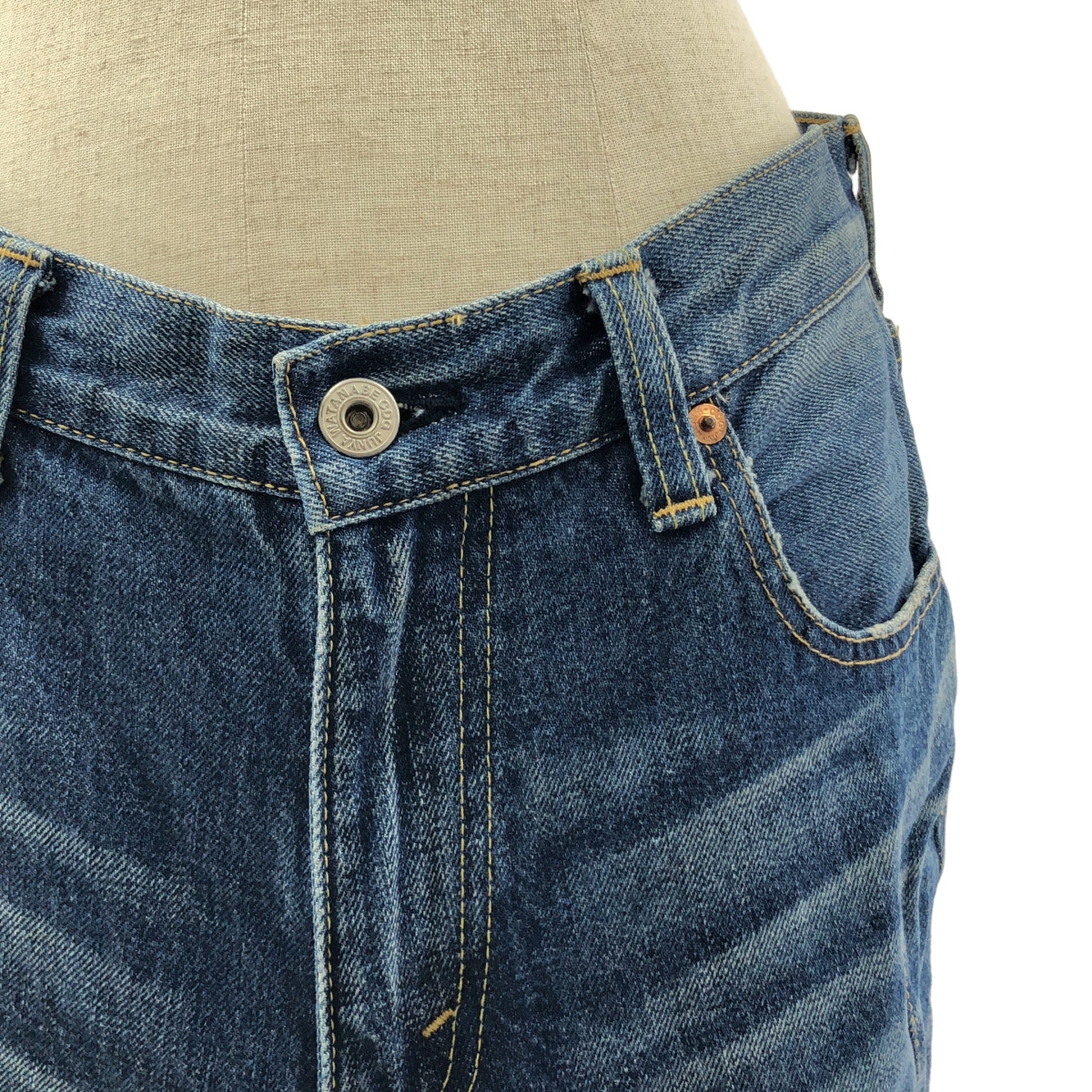 JUNYA WATANABE COMME des GARCONS / ジュンヤワタナベ レイヤード カットオフ デニムスカート