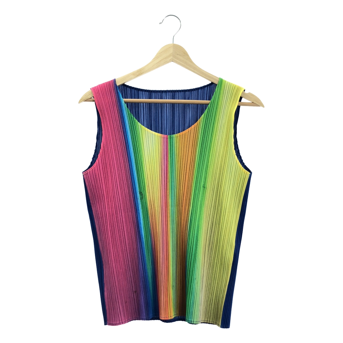 PLEATS PLEASE ISSEY MIYAKE / プリーツプリーズイッセイミヤケ レインボー ノースリーブ プルオーバー