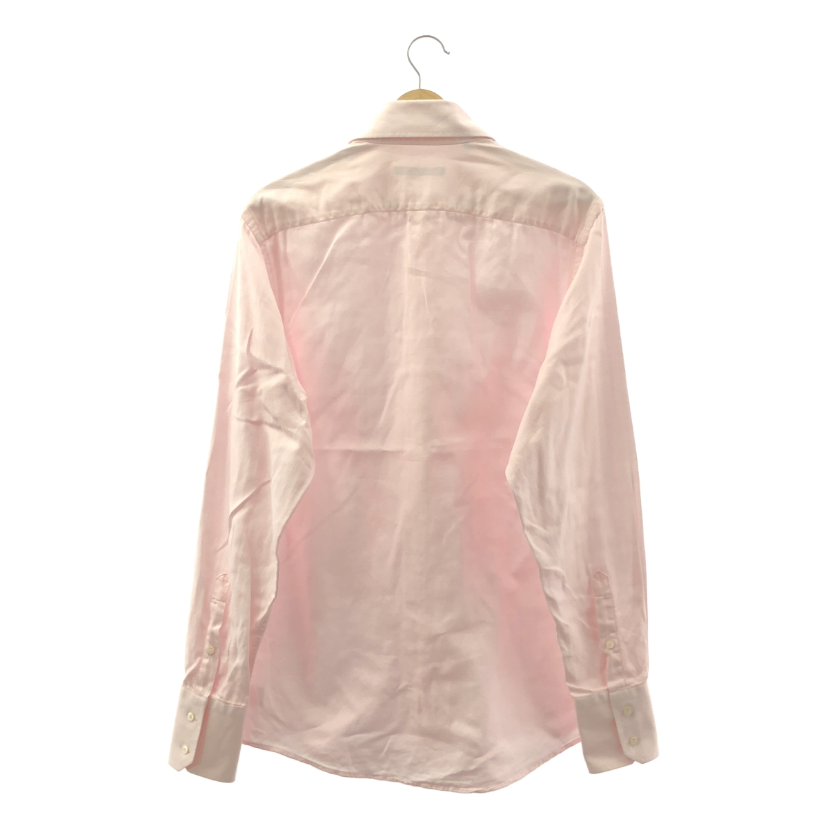 GUCCI / グッチ ヘリンボーン ロゴボタン ビッグカラー ドレスシャツ