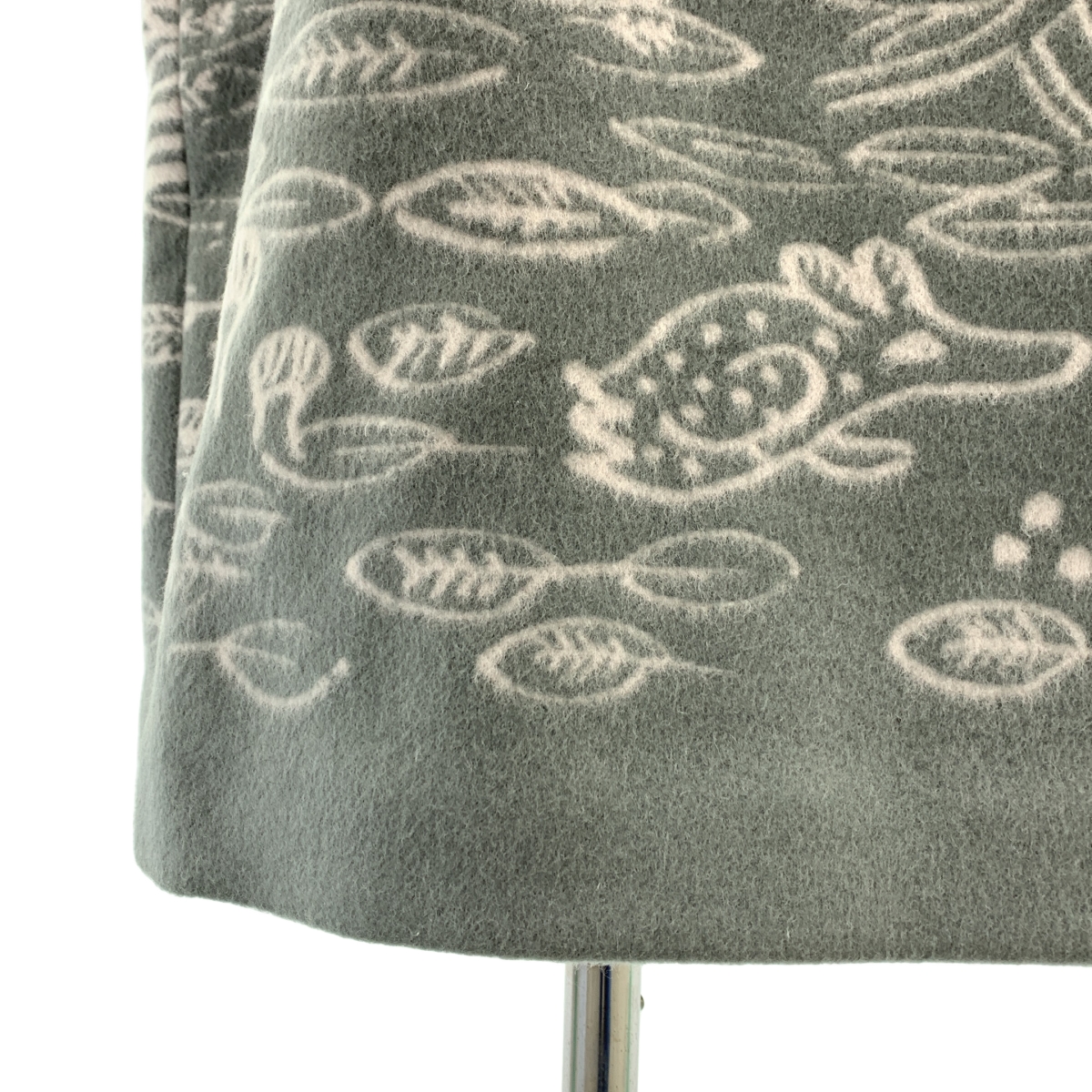 mina perhonen / ミナペルホネン imagine ウールメルトン 総柄 ワイド ノースリーブワンピース