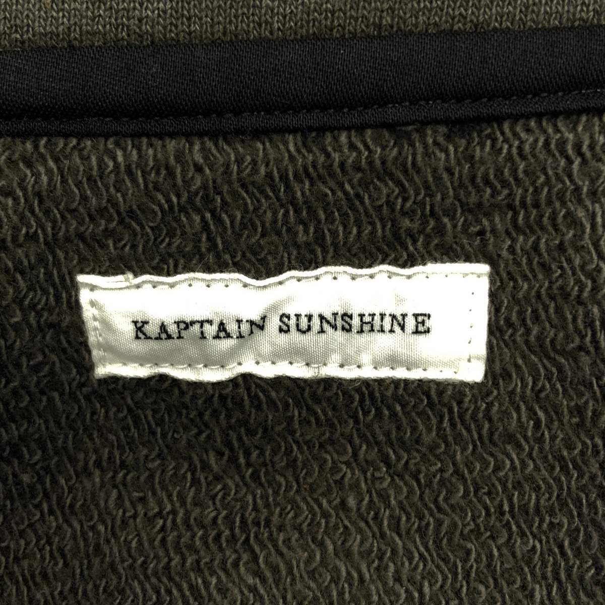 Kaptain Sunshine / キャプテンサンシャイン Zipper High Neck Pullover ジッパー ハイネック プルオーバー ハーフジップ スウェット