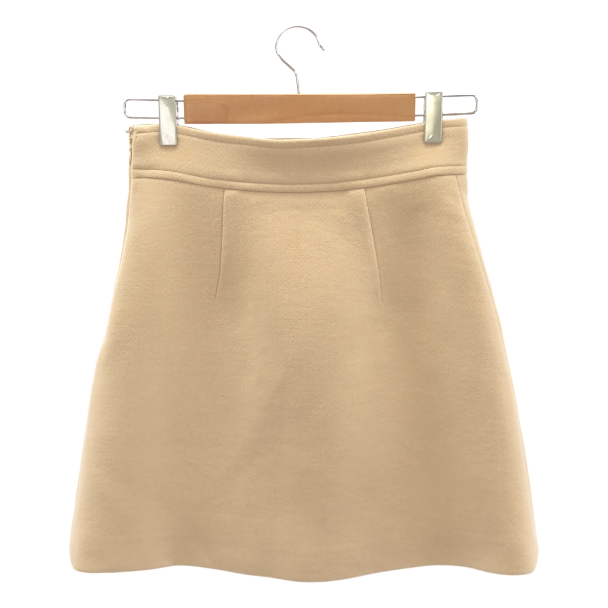 miu miu / ミュウミュウ フラワーボタン ウール スカート