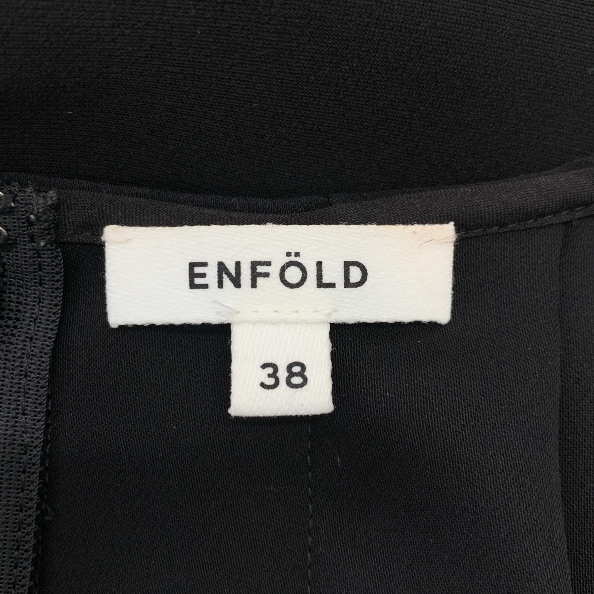 ENFOLD / エンフォルド CIRCLE PULLOVER / バックジップ ボリューム ブラウス