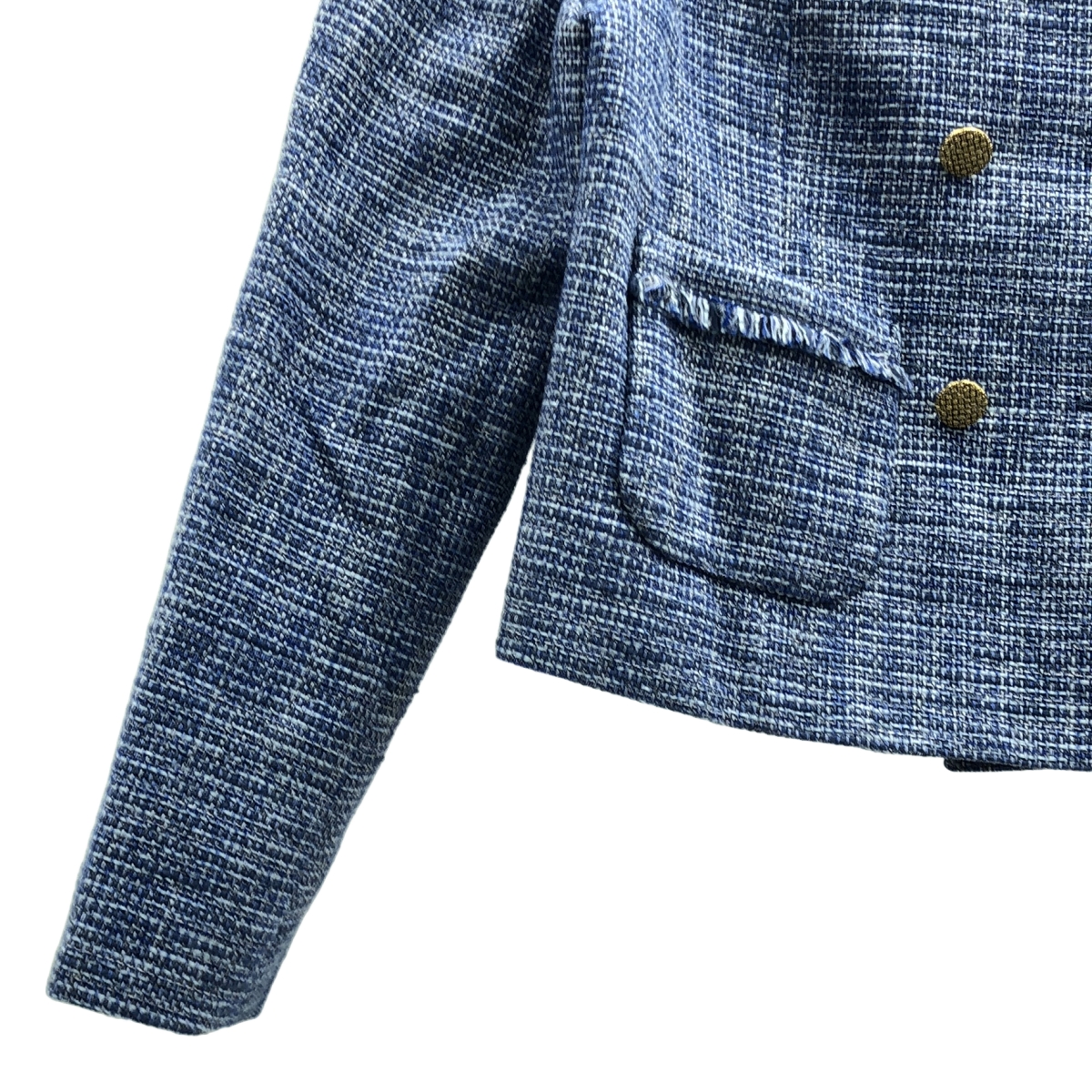 その他 セットアップ メランジ ツイード ノーカラー ジャケット パンツ