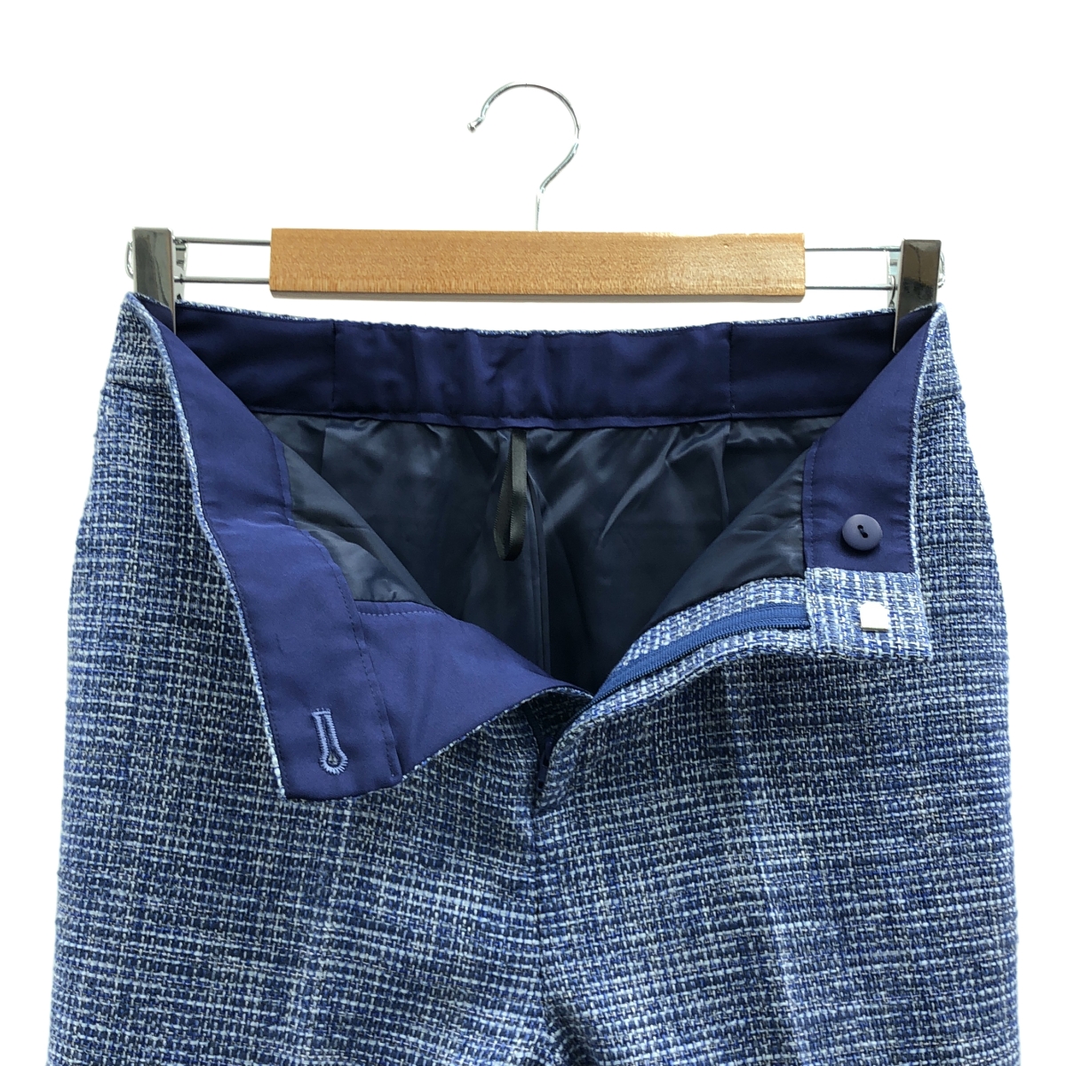 その他 セットアップ メランジ ツイード ノーカラー ジャケット パンツ