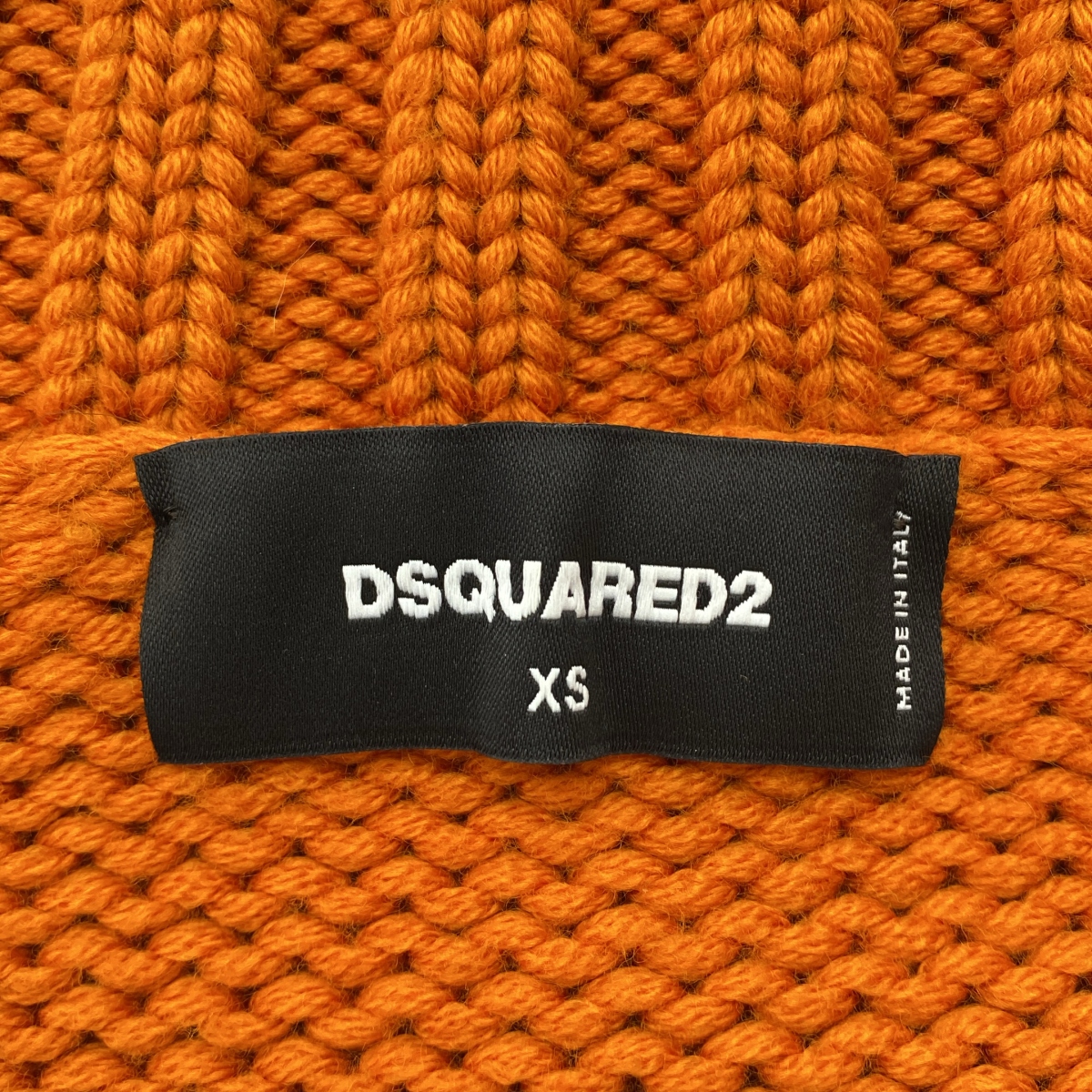 DSQUARED2 / ディースクエアード ウール ローゲージ タートルネック オーバーサイズ ニット