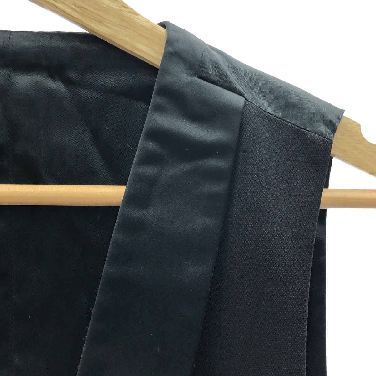 Martin Margiela / マルタンマルジェラ REPLICA / 異素材 切替 ウール シルク リバーシブル ジレ ベスト