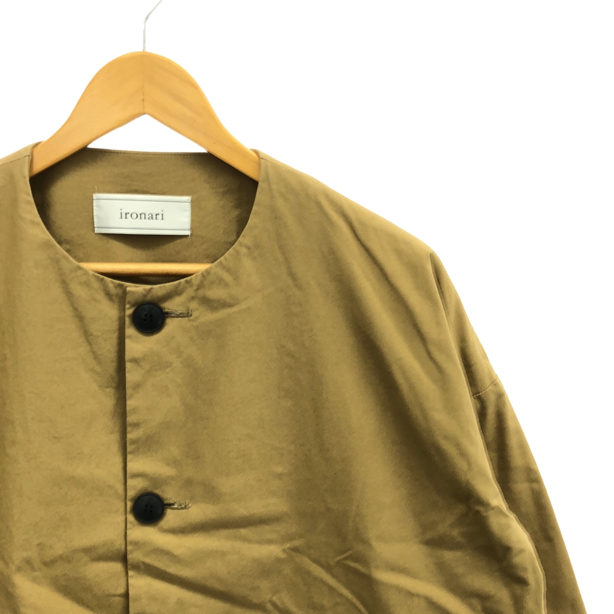 ironari / イロナリ ノーカラー サクラ コート / 総裏地