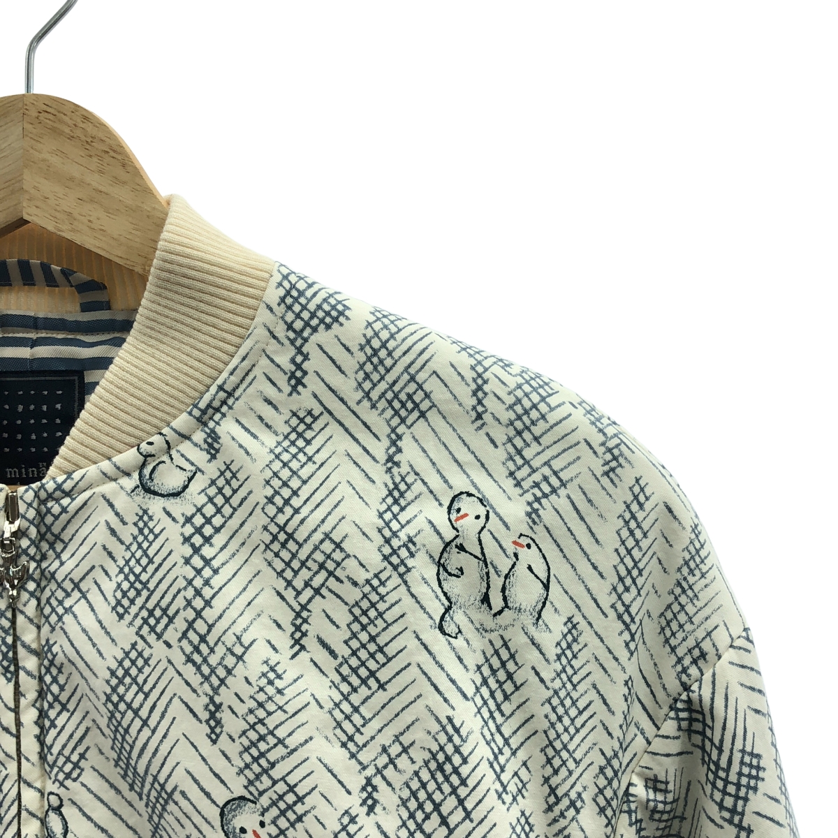 mina perhonen / ミナペルホネン Iumiukko ルミウッコ / 総柄 サイドジップスリット ブルゾン