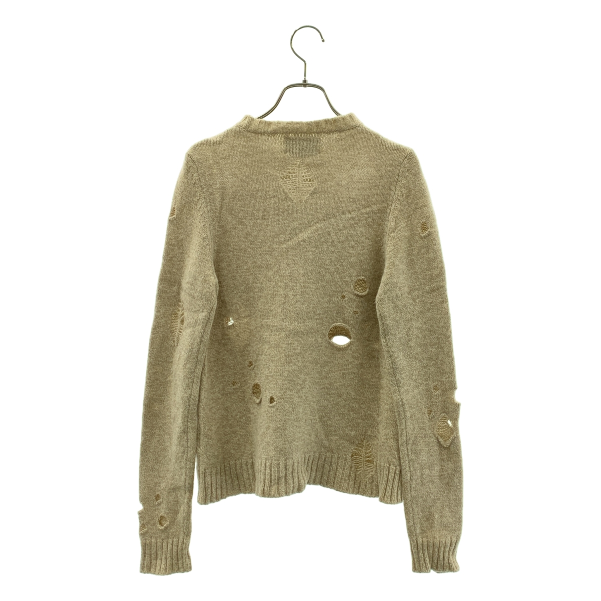 その他 ウール カットアウト クルーネック ニット セーター