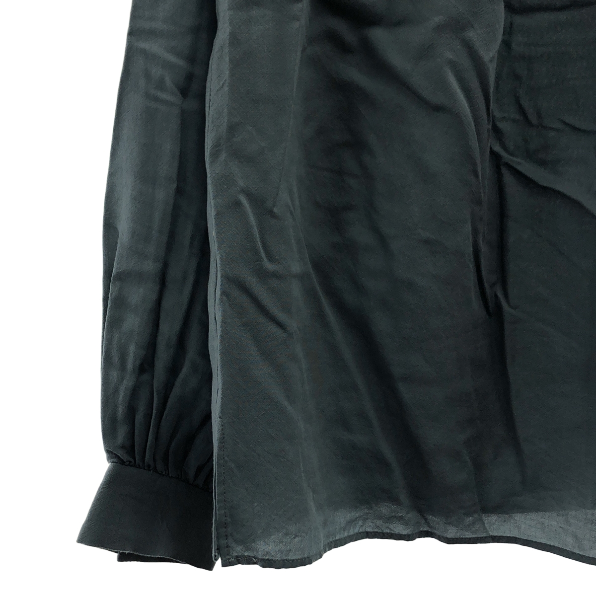 grandma MAMA daughter / グランマママドーター ハイネック プリーツ  ブラウス