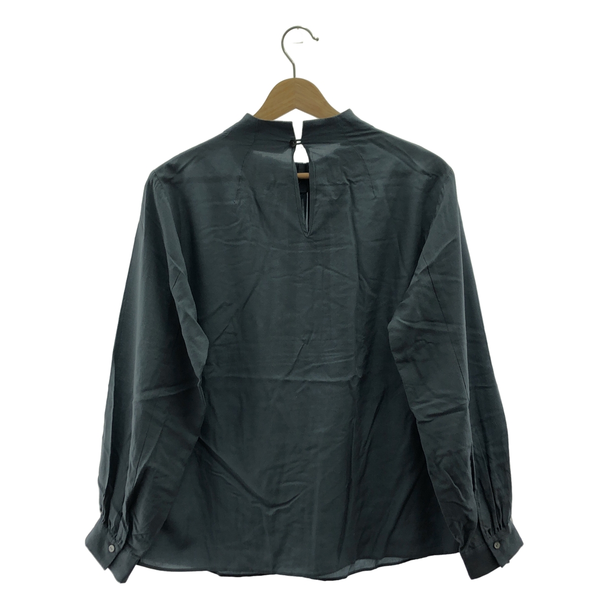 grandma MAMA daughter / グランマママドーター ハイネック プリーツ  ブラウス