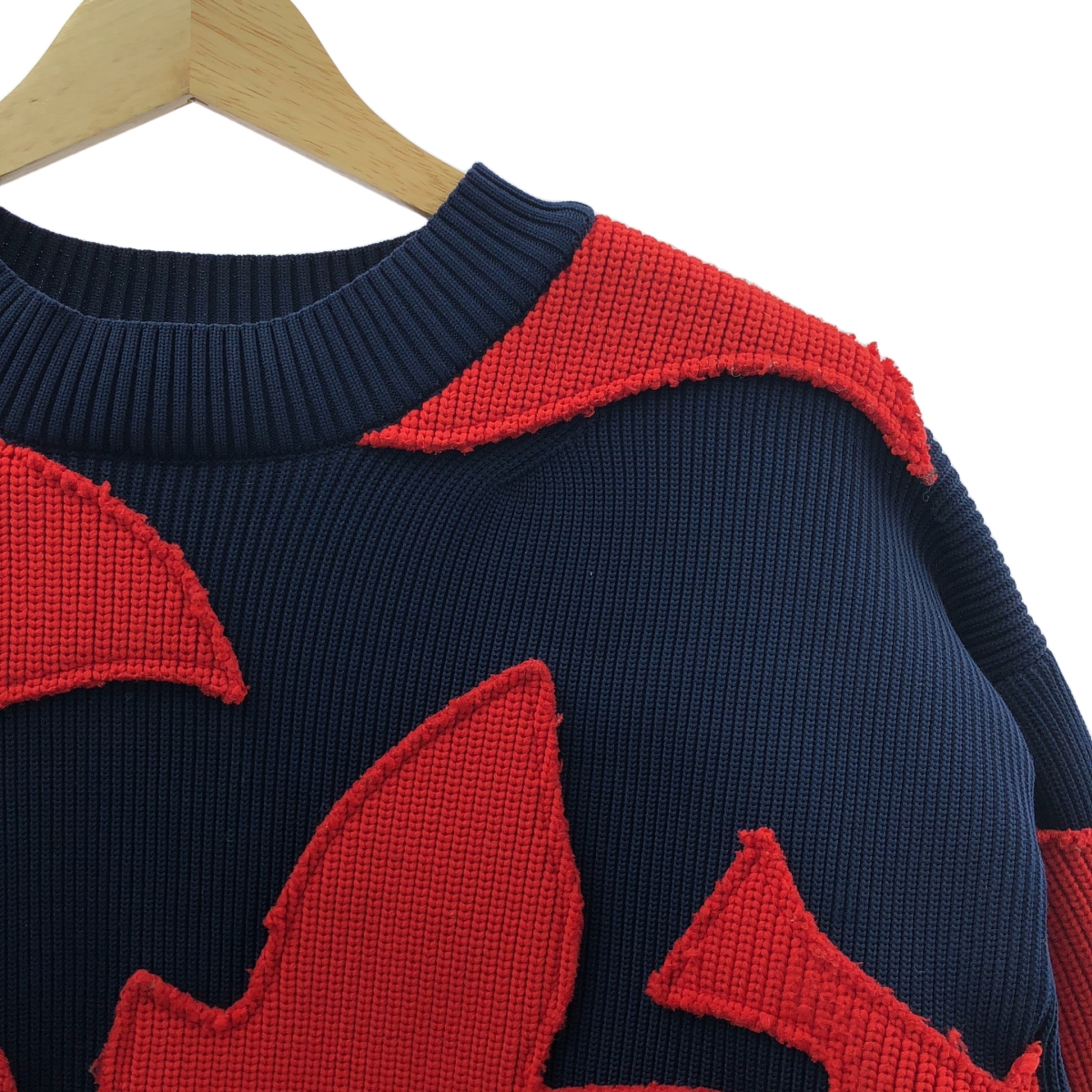 sacai / サカイ Floral Embroidered Patch Knit / フローラルエンボスパッチ オーバー ニット