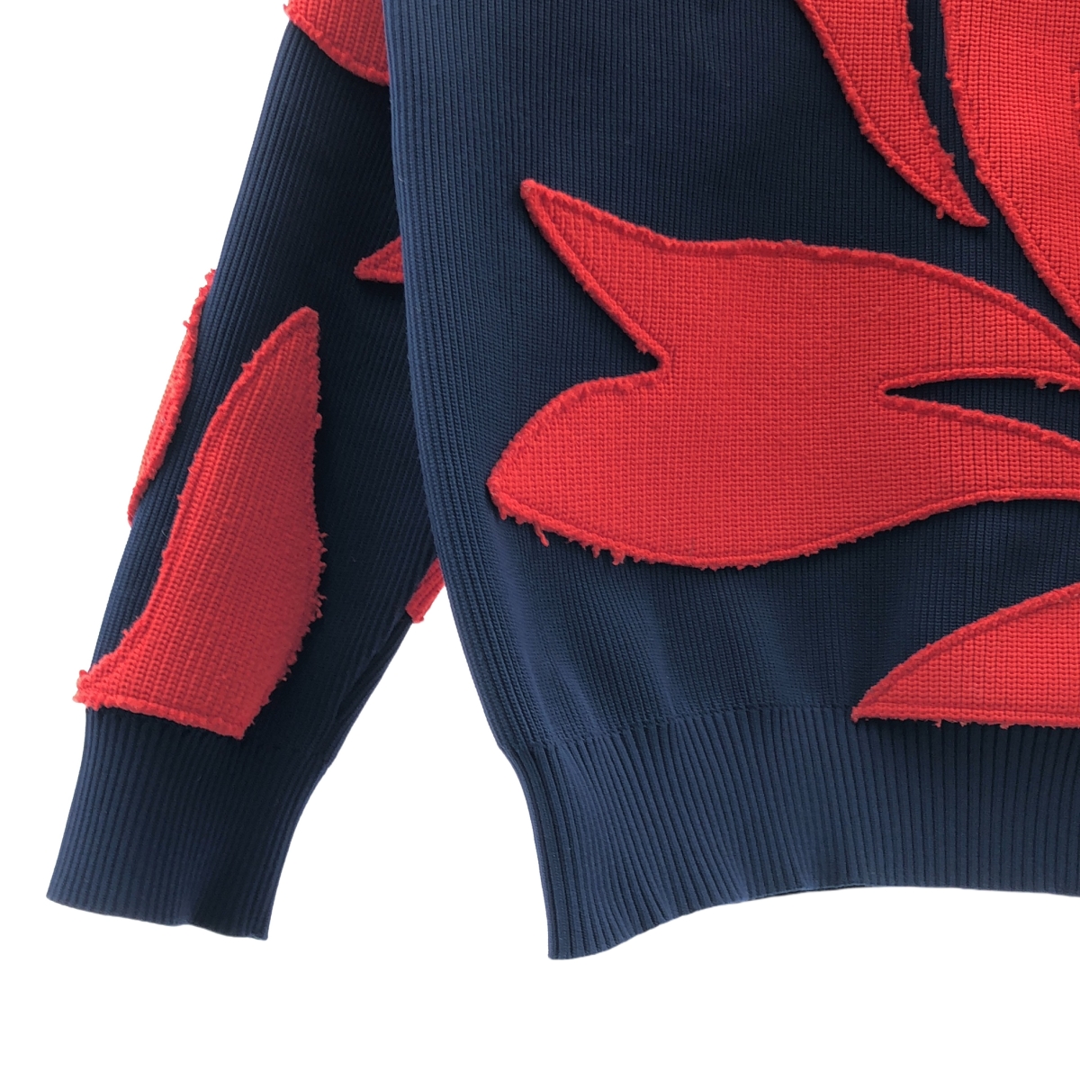 sacai / サカイ Floral Embroidered Patch Knit / フローラルエンボスパッチ オーバー ニット